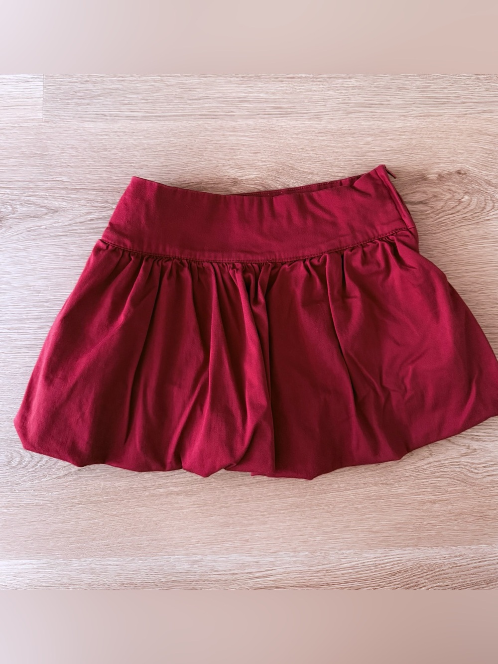 Art class dark red ballon skirt for girls size M (8)